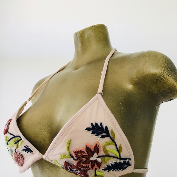 ROCOCO SAND Springblooms Beaded BIKINI TOP… - Picture 12 of 16
